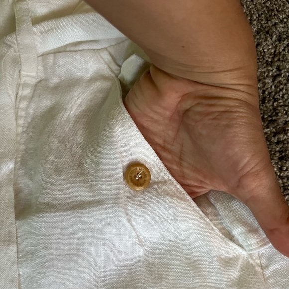 Outland Denim White Linen Skirt - Picture 5 of 16